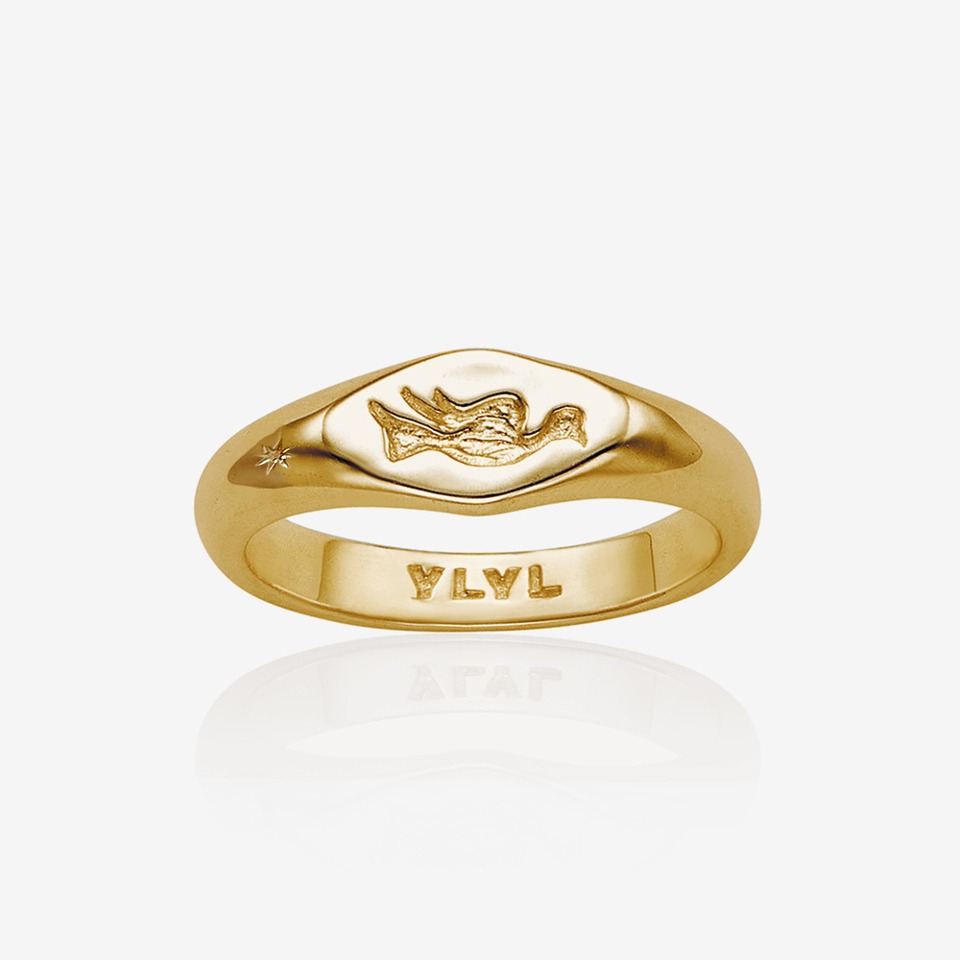 [YLYL Atelier] Fede band ring Silver, GOLD (Gold plated)